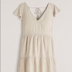 ABERCROMBIE & FITCH - Ruffle Sleeve Trapeze Dress